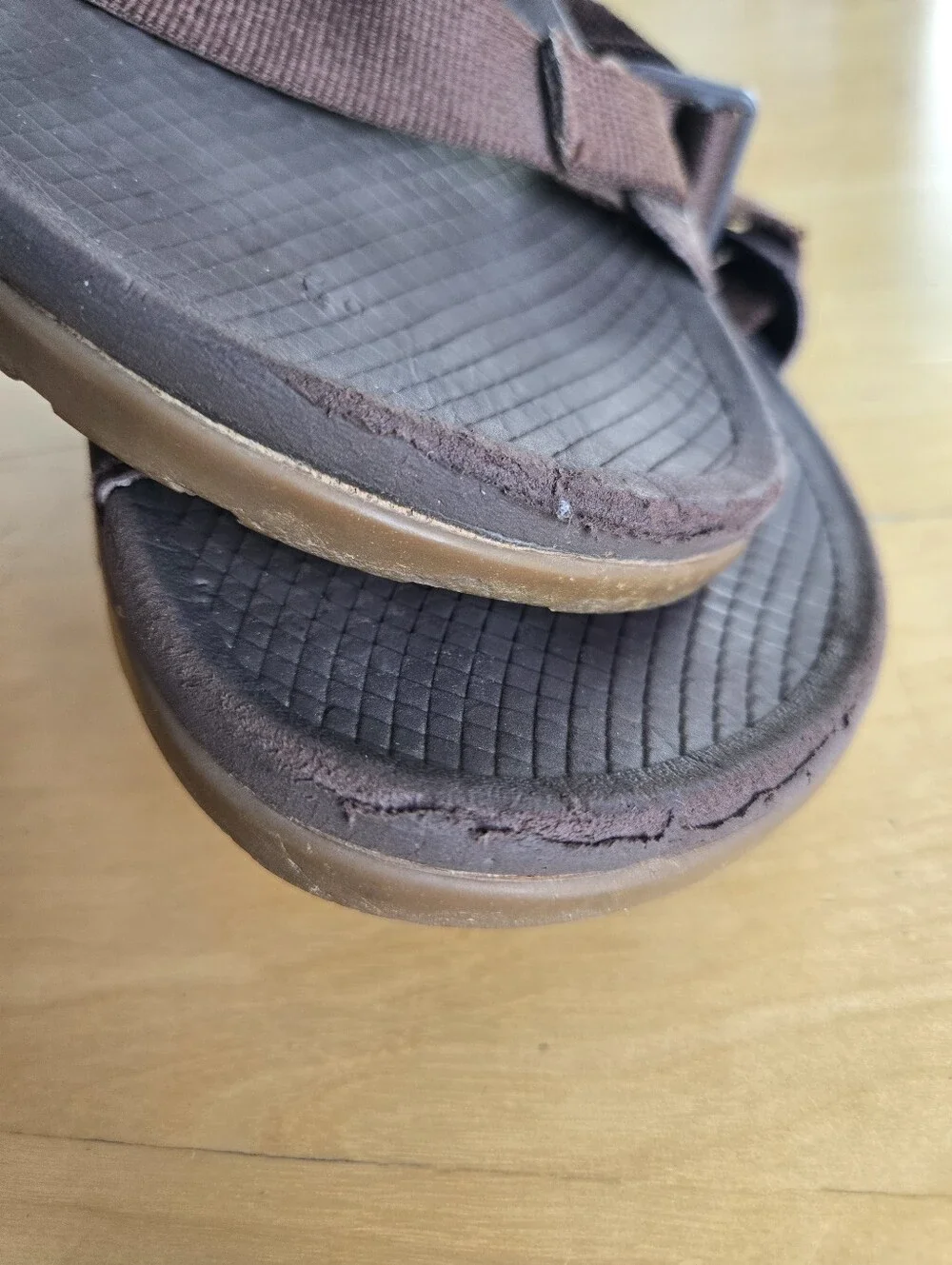 Chaco Lowdown Men’s Sandals Brown Adjustable Strap Outdoor Sandals Size 12